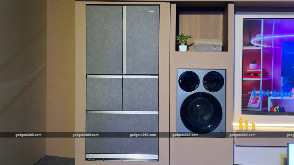 India Welcomes First Five-Door Haier In-Vista Refrigerator at Haier In-Vista Refrigerator Ornate Black finish