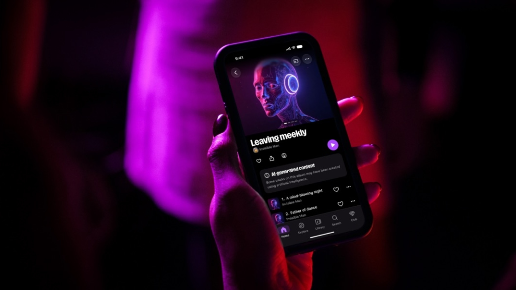 Deezer AI music filter feature