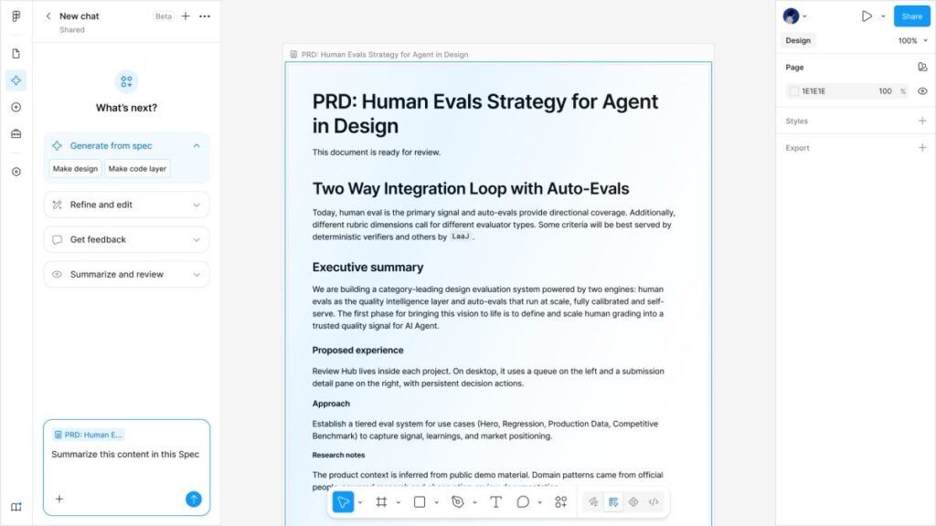 New Figma AI Agents Transform Predictable Design Work Dashboard showing Figma AI Agents