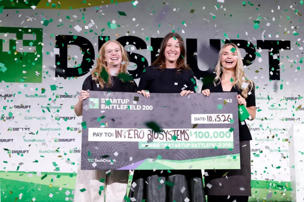 Intero Biosystems startup victory photo