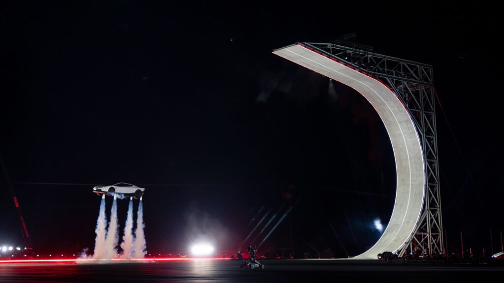 Detailed view of Tesla Roadster Thrusters