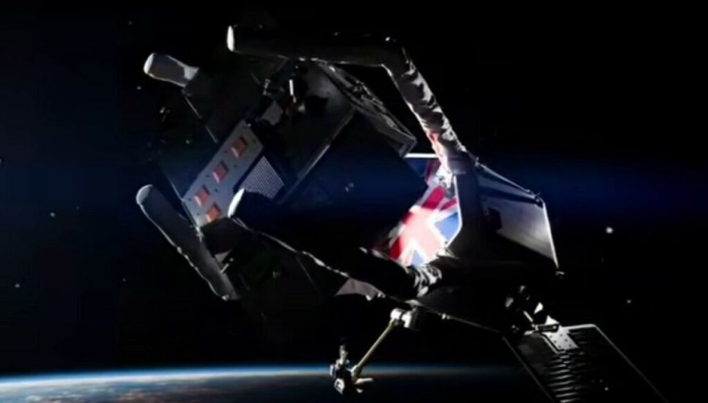 Visual of Active Debris Removal Mission