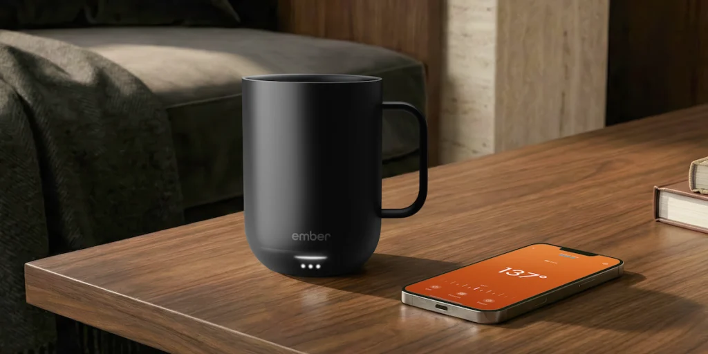 Ember Mug 3 Upgrade Brings Physical Controls to Users A close up of the Ember Mug 3.