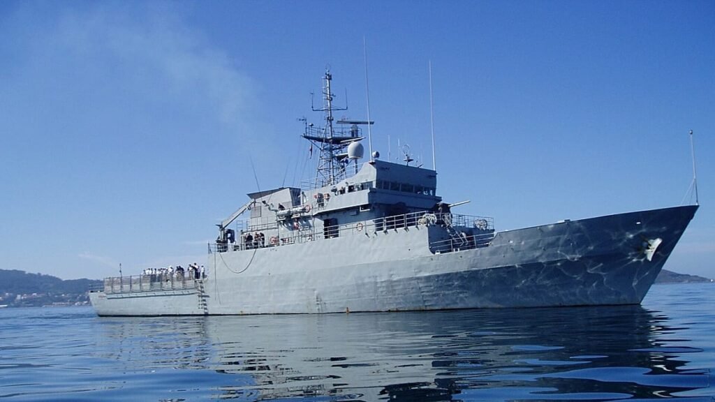 Spanish Navy patrol vessels on duty