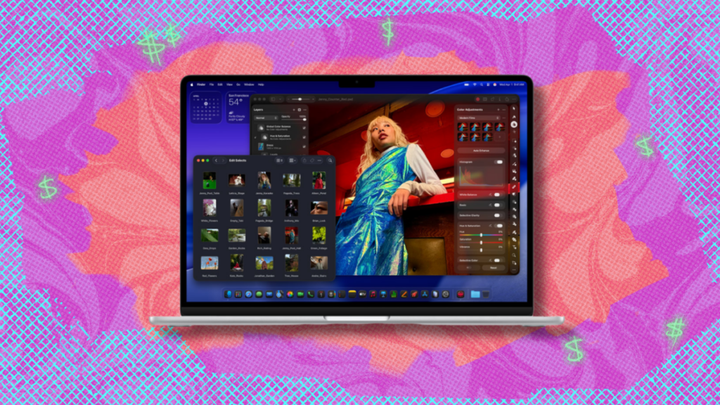 Silver Apple M5 MacBook Air