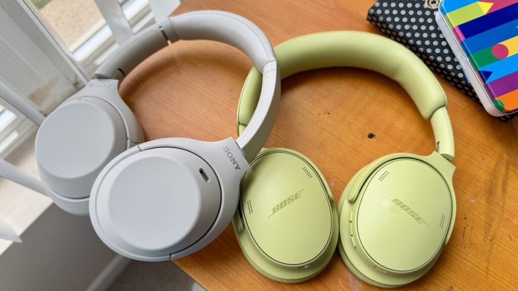 Sony and Bose Face Off in Ultimate Mid Range Headphones Test testing mid range headphones