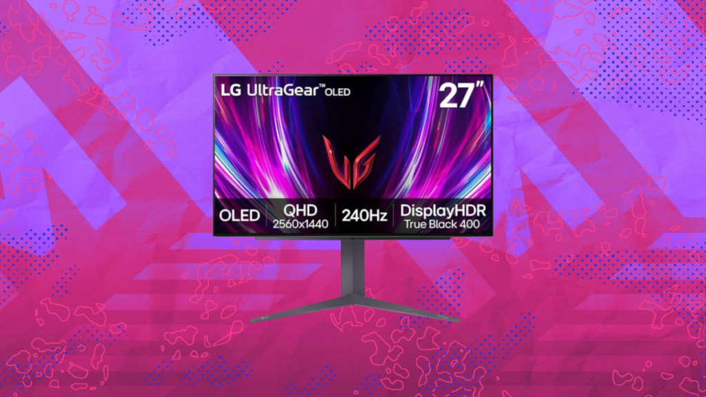 Amazon Drops Price on LG UltraGear OLED Gaming Monitor LG UltraGear OLED gaming display on stand